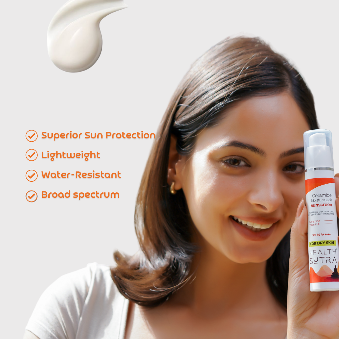 Ceramide Moisture-Lock Sunscreen with Vitamin E - 50g