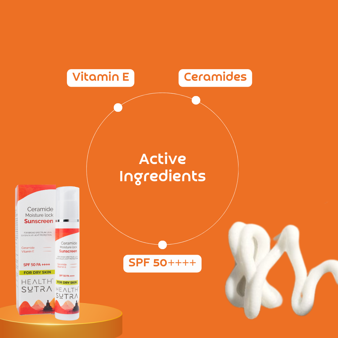 Ceramide Moisture-Lock Sunscreen with Vitamin E - 50g