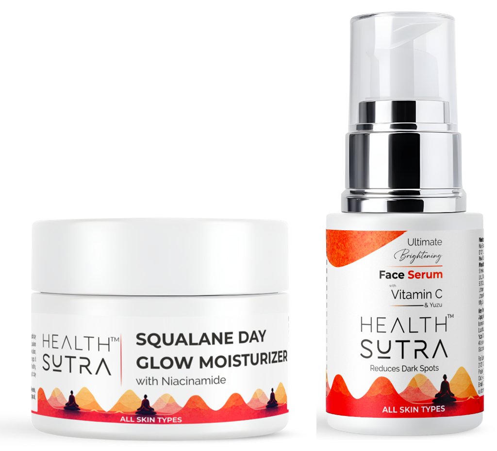 Squalane Day Glow Moisturizer and Ultimate Brightening Vitamin C Face Serum