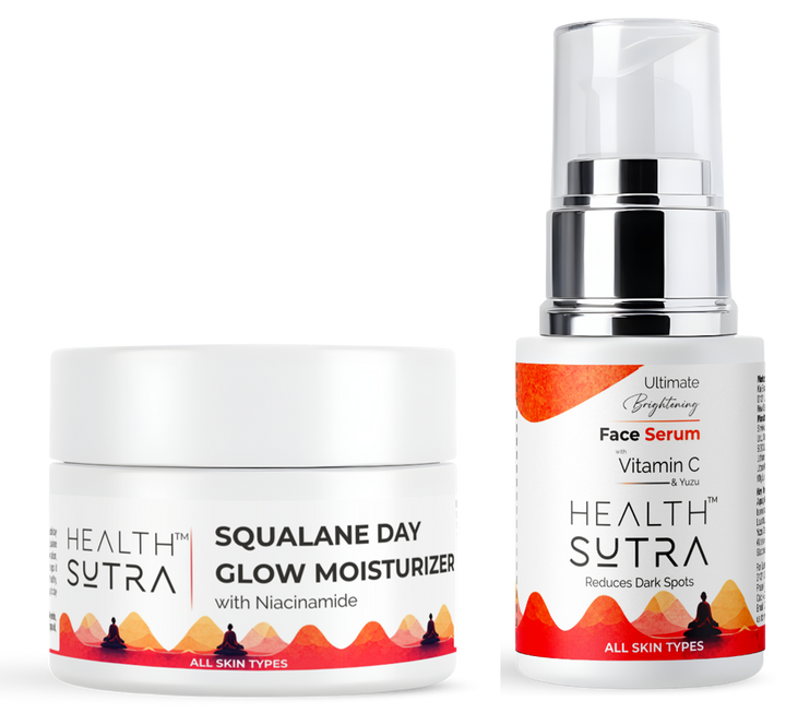 Squalane Day Glow Moisturizer and Ultimate Brightening Vitamin C Face Serum
