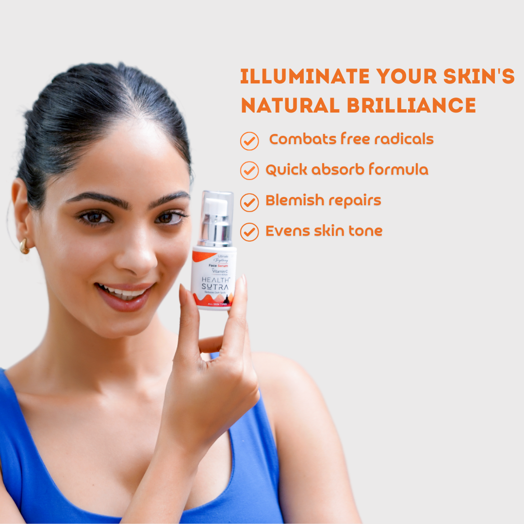 Ultimate Brightening Vitamin C Face Serum and Niacinamide Oil Control Sunscreen