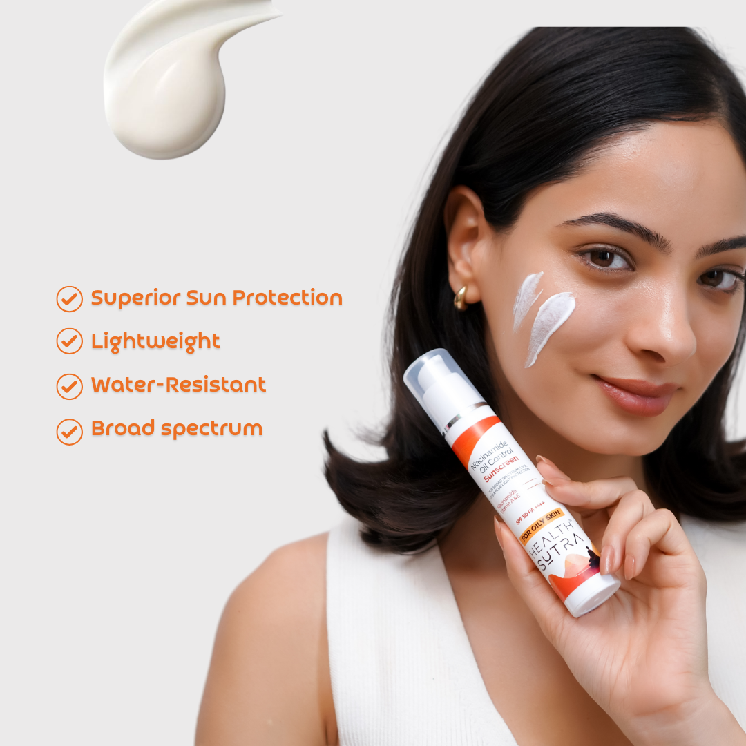 Ultimate Brightening Vitamin C Face Serum and Niacinamide Oil Control Sunscreen