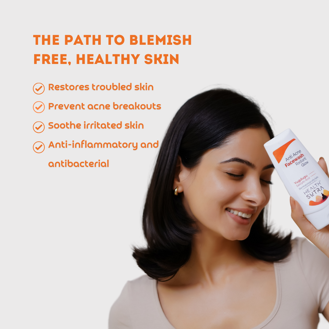 Anti-Acne Face Wash Radiant Glow and Niacinamide Oil Control Sunscreen