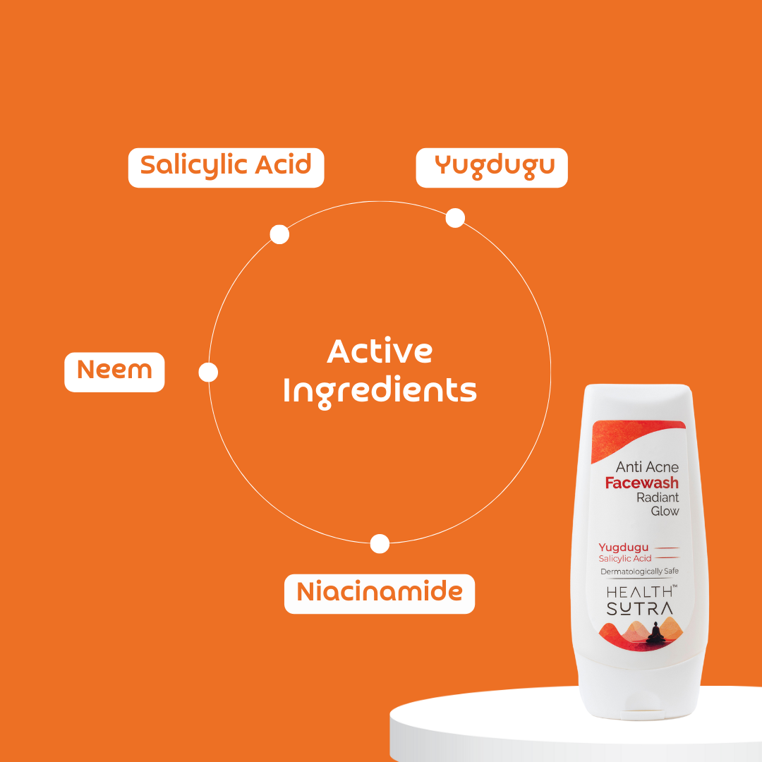 Anti-Acne Face Wash Radiant Glow and Niacinamide Oil Control Sunscreen