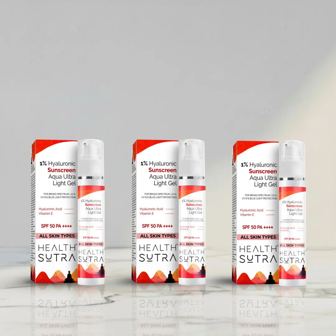 1% Hyaluronic Sunscreen Aqua Ultra Light Gel with Vitamin E - 50g