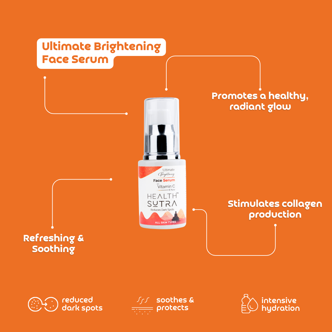 Ultimate Brightening Face Serum with Japanese Yuzu and Vitamin C - 30ml