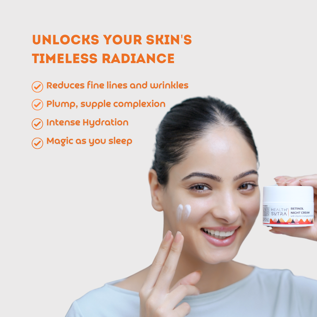 Squalane Day Glow Moisturizer and Retinol Night cream