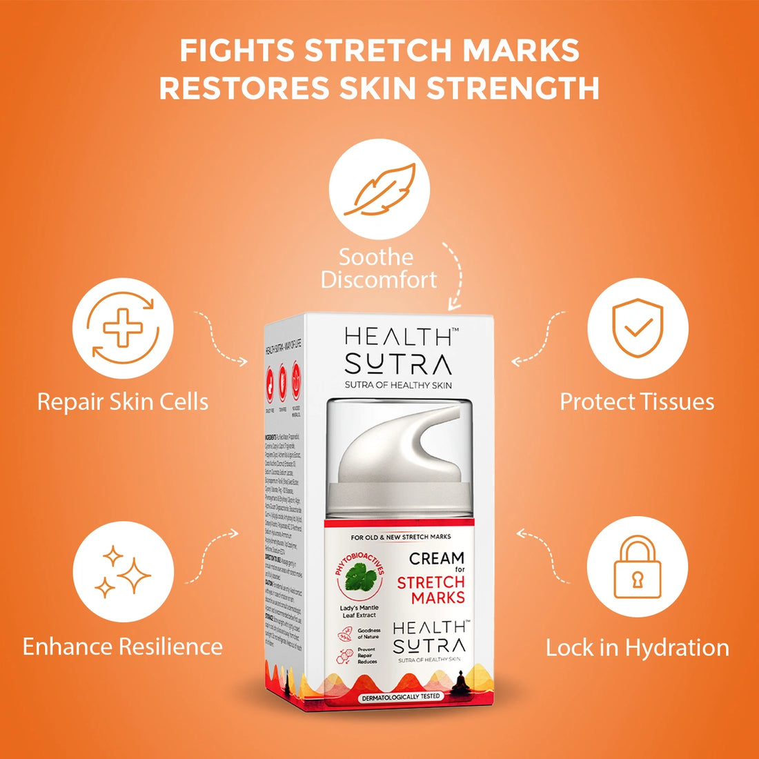 Stretch Marks Cream for old & new stretch marks, Nourishing & Moisturizing Formula (50 gm)