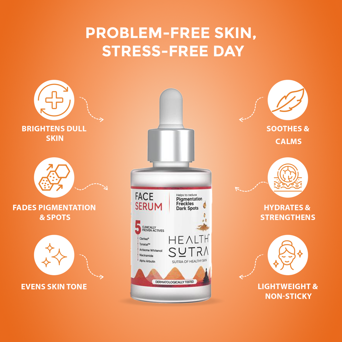 Face Serum for Pigmentation, Freckles & Dark Spots - 30ml