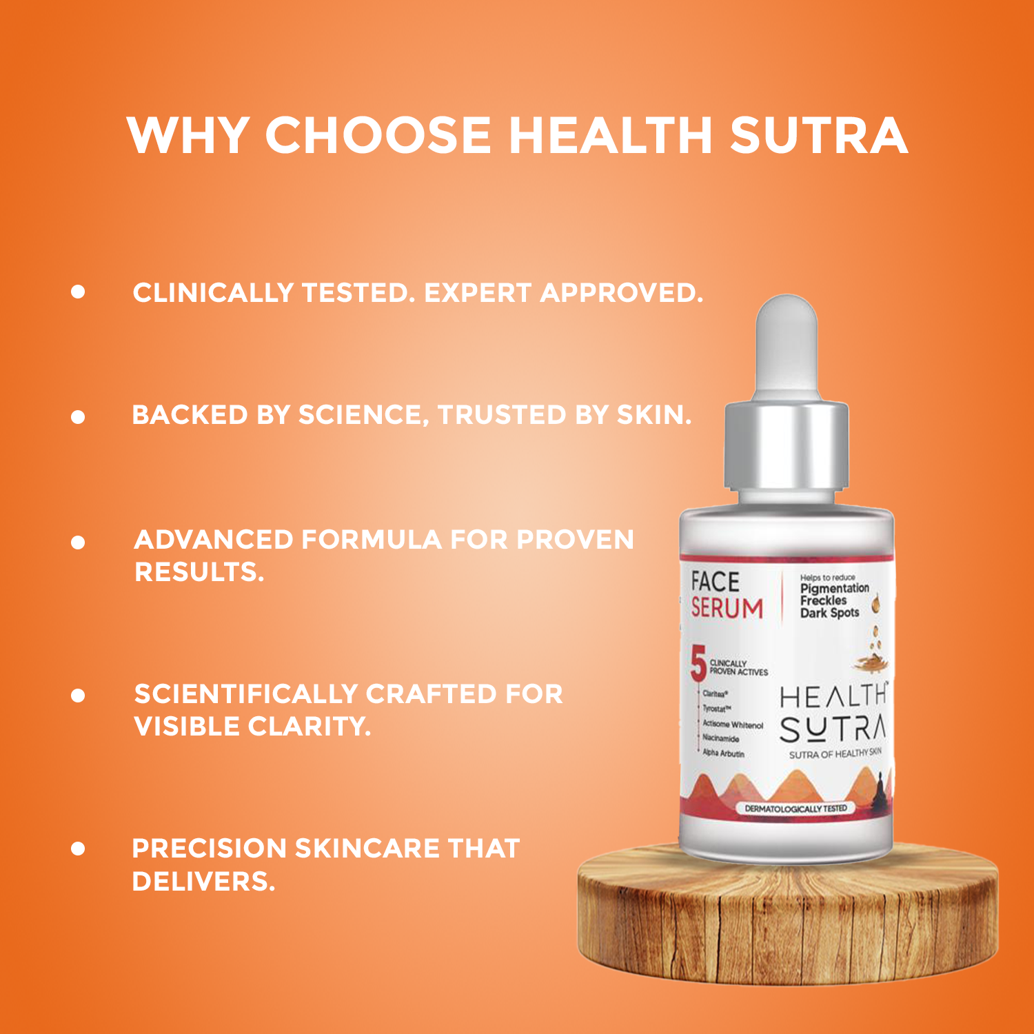 Face Serum for Pigmentation, Freckles & Dark Spots - 30ml