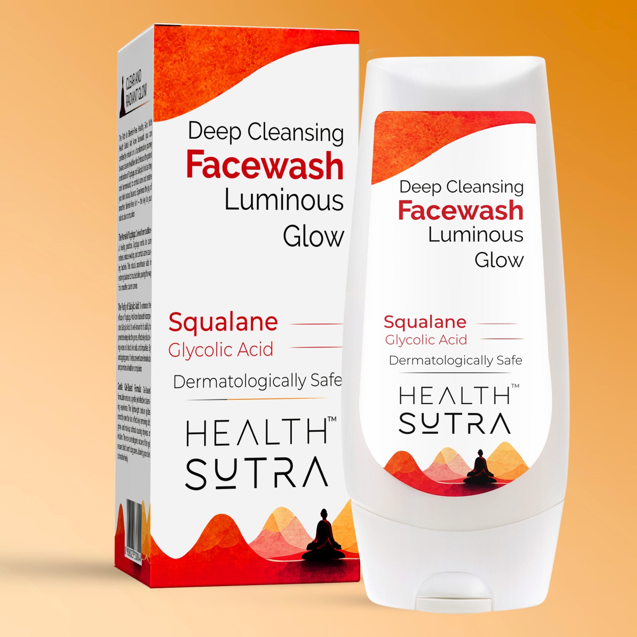 Deep Cleansing Facewash Luminous Glow- with Squalane and Glycolic Acid - 100ml