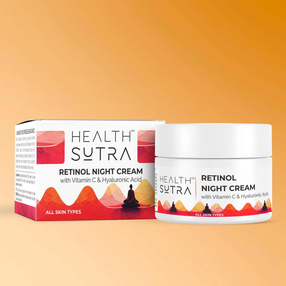 Retinol Night Cream with Vitamin C and Hyaluronic Acid - 50g