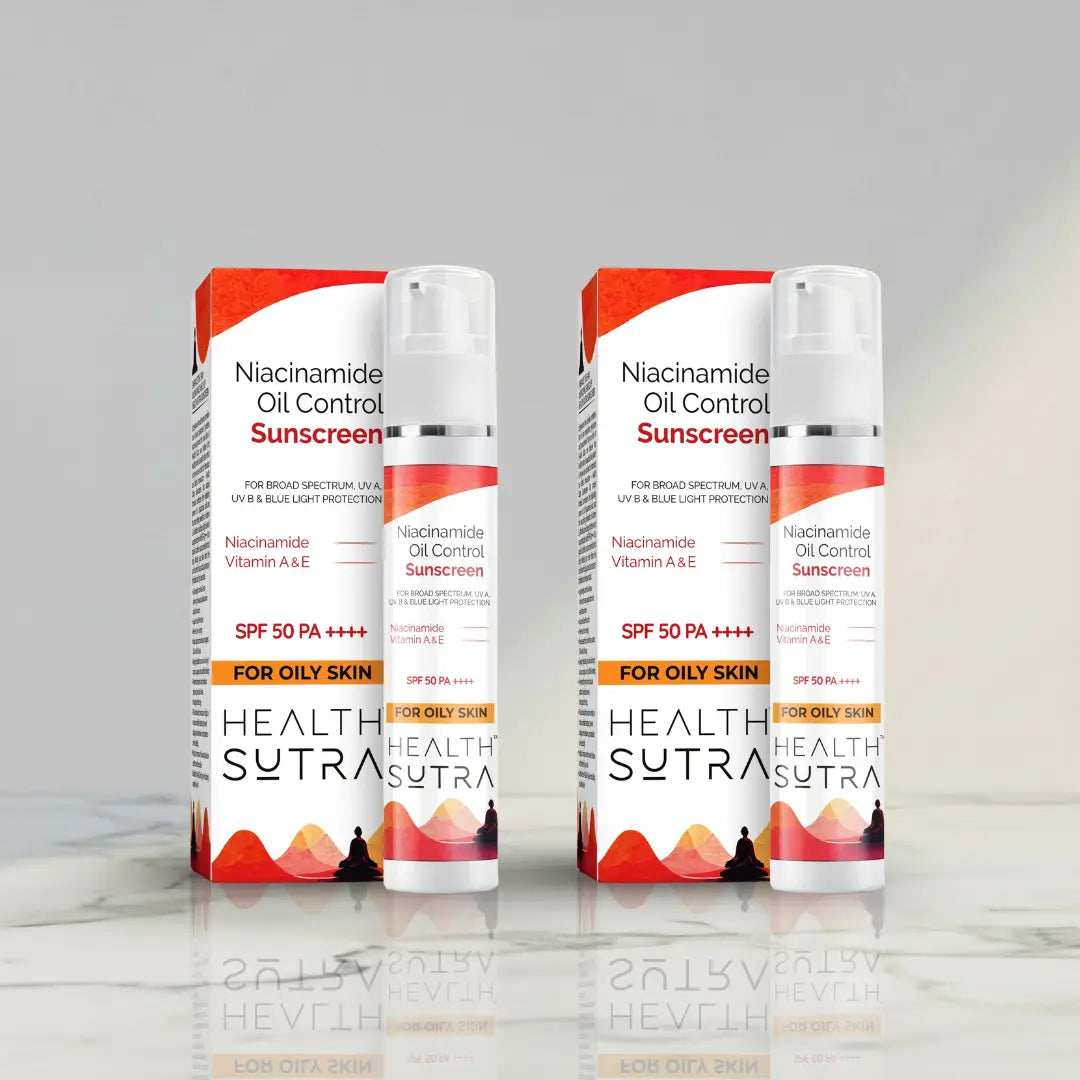 Niacinamide Oil Control Sunscreen with Vitamin A & E - 50g
