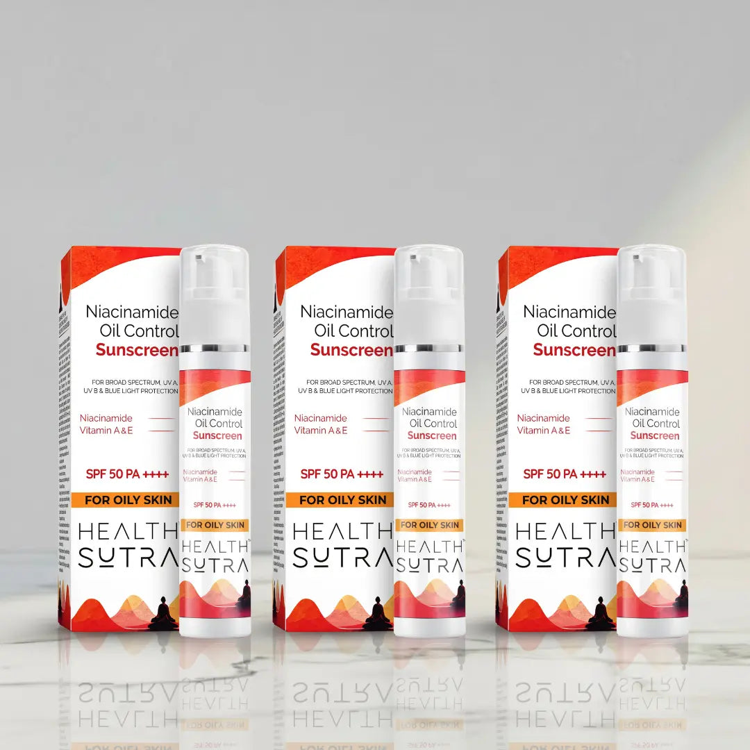 Niacinamide Oil Control Sunscreen with Vitamin A & E - 50g