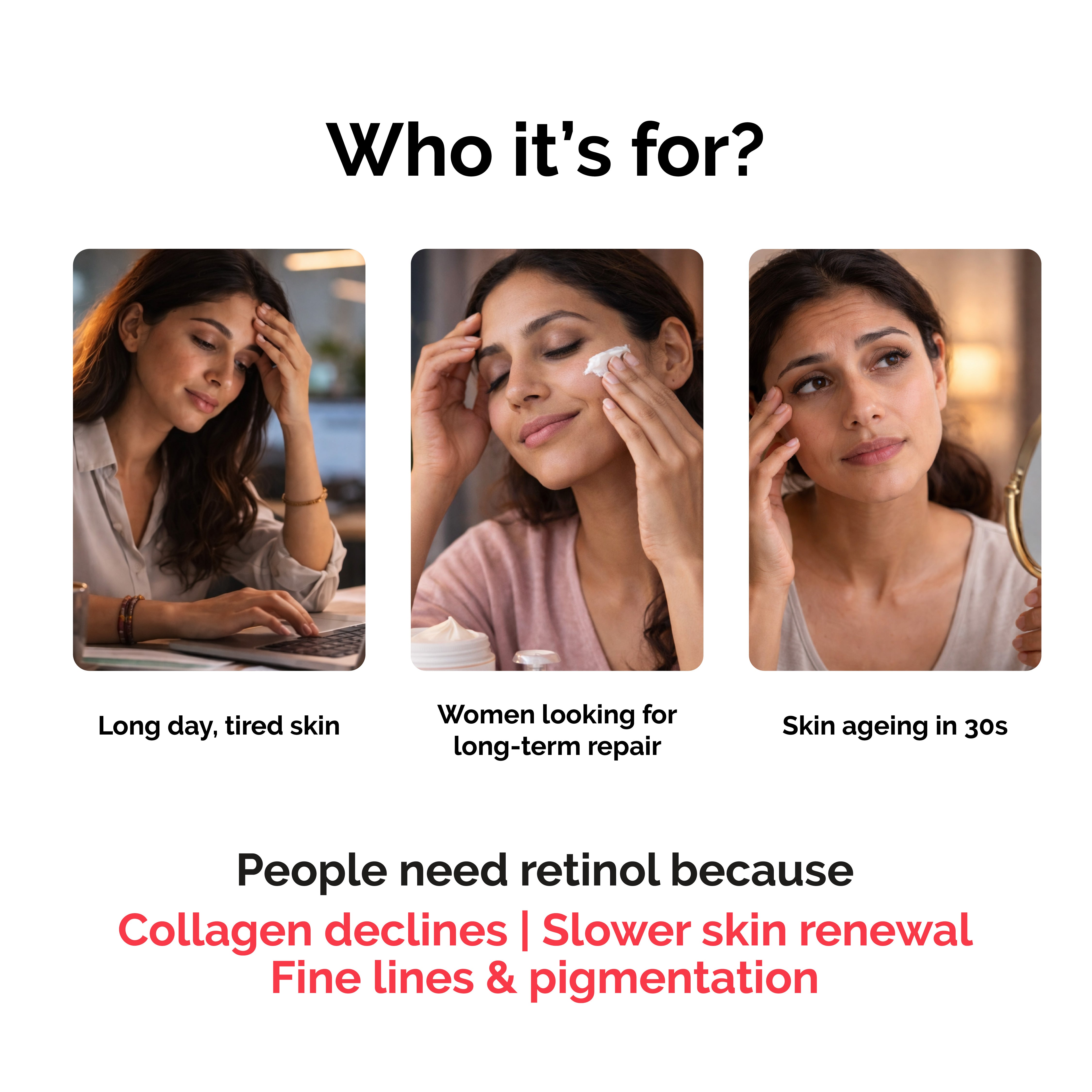 Retinol Night Cream for Wrinkle Repair, Anti-Aging, Fine Lines, Youthful Skin (50 gm)