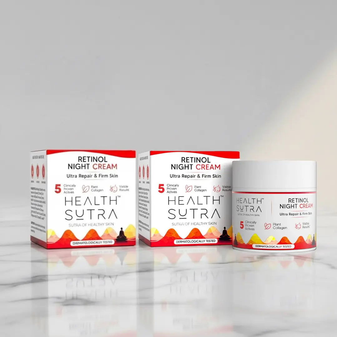 Retinol Night Cream for Wrinkle Repair, Anti-Aging, Fine Lines, Youthful Skin (50 gm)